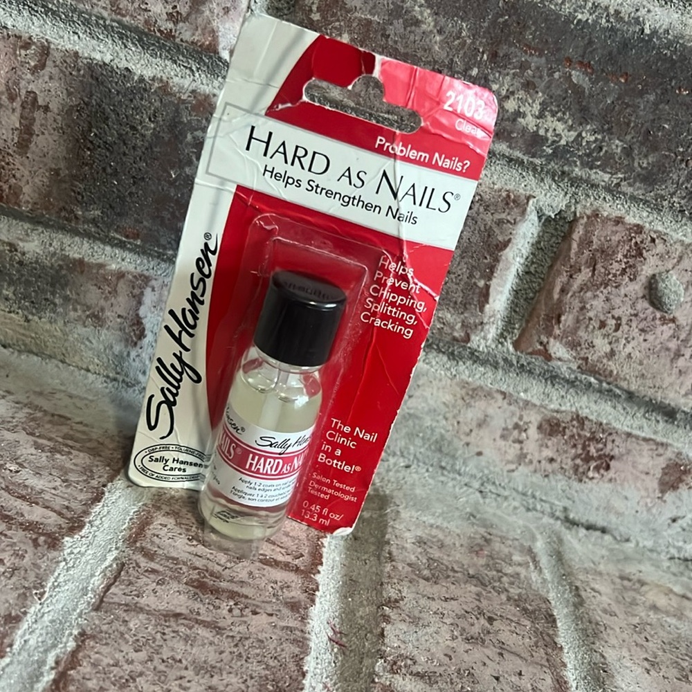 Sally hansen hard as nails clear nail hardener